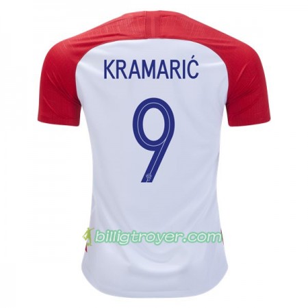 Billige Fotballdrakter Kroatia Kramaric 9 VM 2018 Hjemmedraktsett